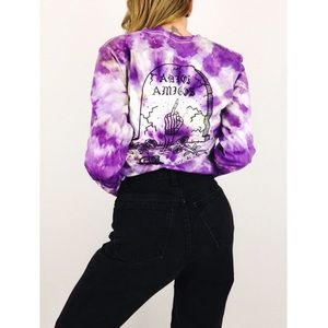 Hand-Dyed Lurking Class Long Sleeve Graphic Tee | Size S